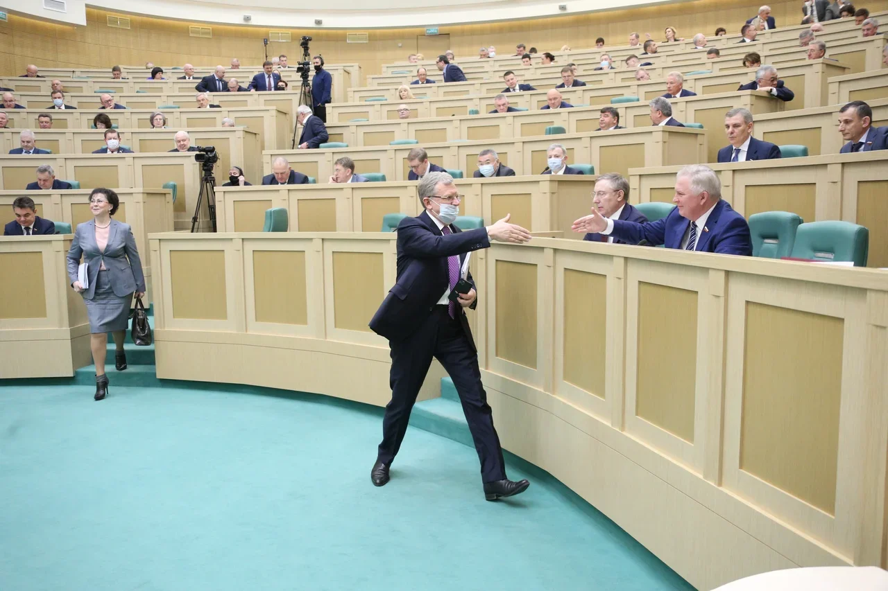 Выступление Алексея Кудрина в Совете Федерации с отчетом о работе СП РФ за 2020 год