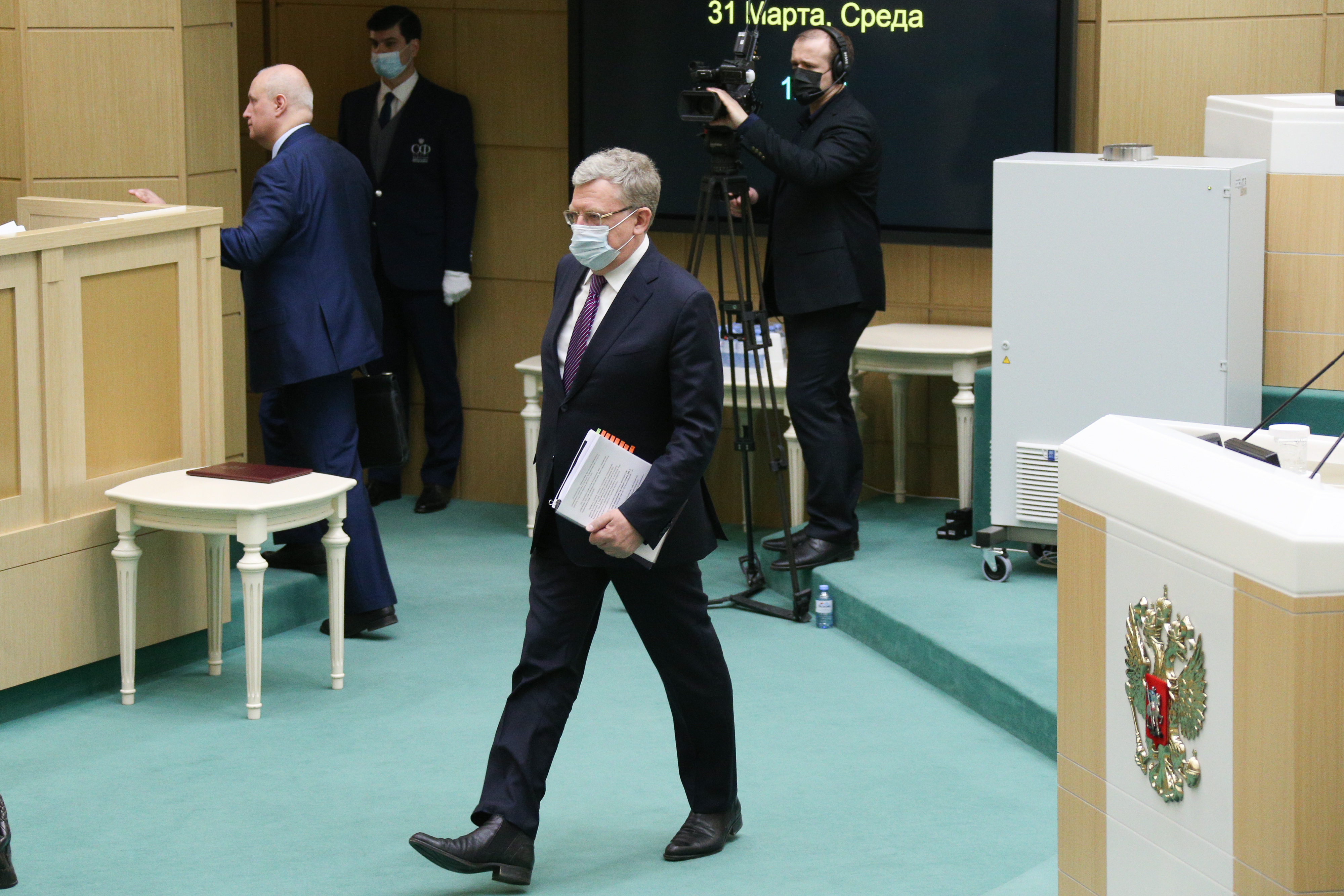 Выступление Алексея Кудрина в Совете Федерации с отчетом о работе СП РФ за 2020 год